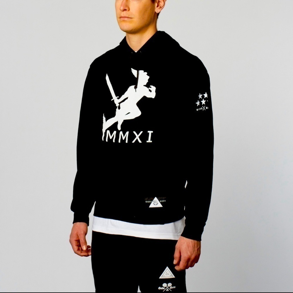 GODS X GENERALS OLYMPIC BLACK HOODIE EUC SIZE medium • great father’s day gift